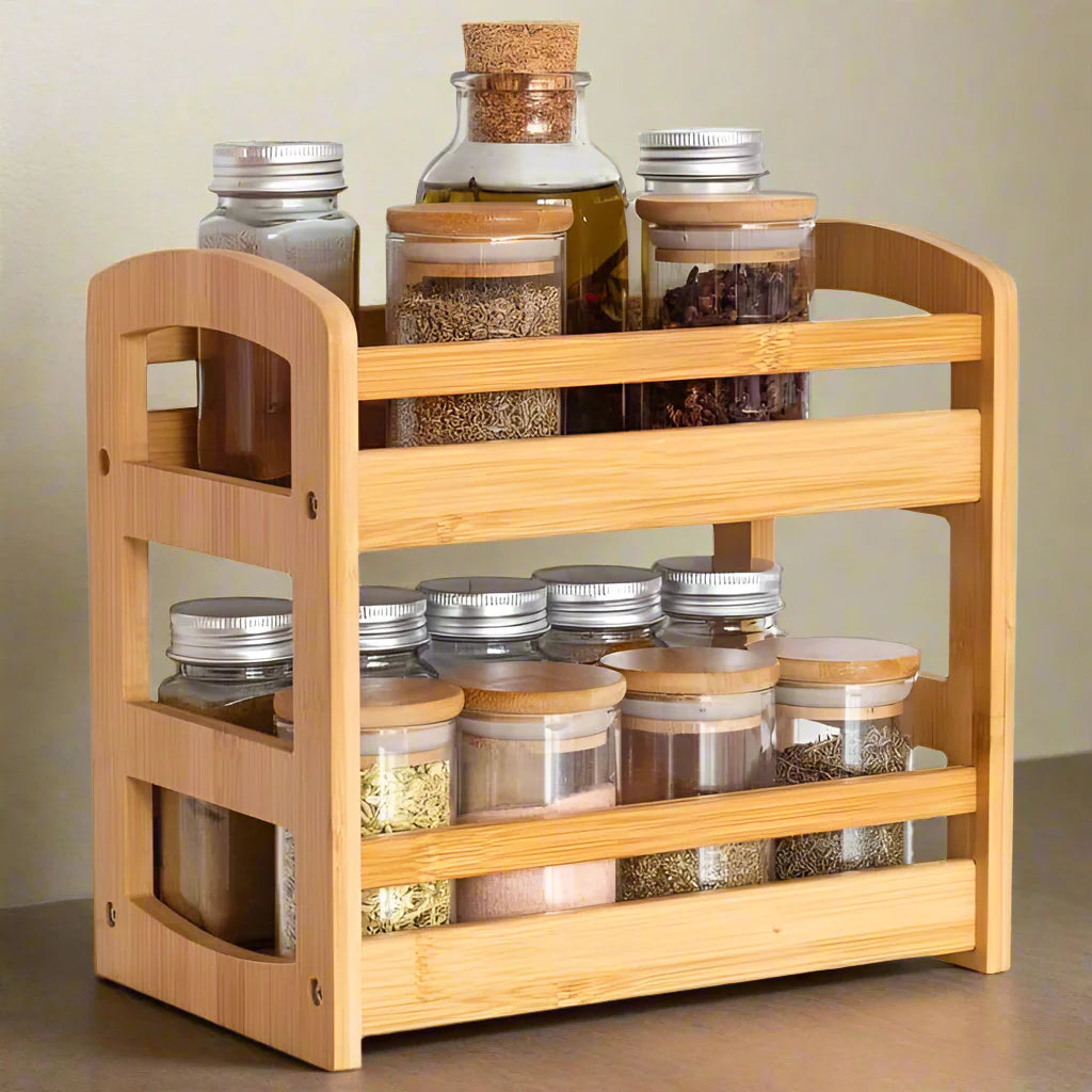 Wooden Kitchen Organizer rack