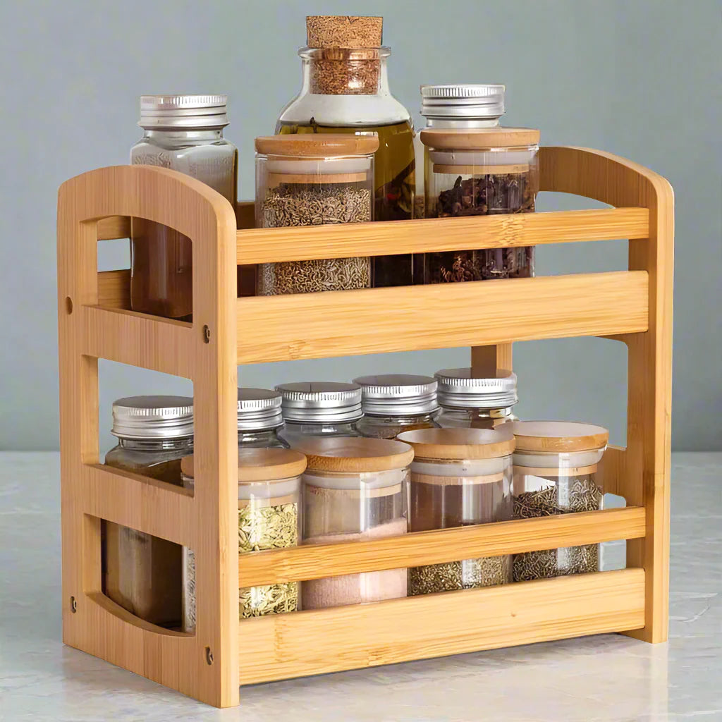 Wooden Kitchen Organizer rack
